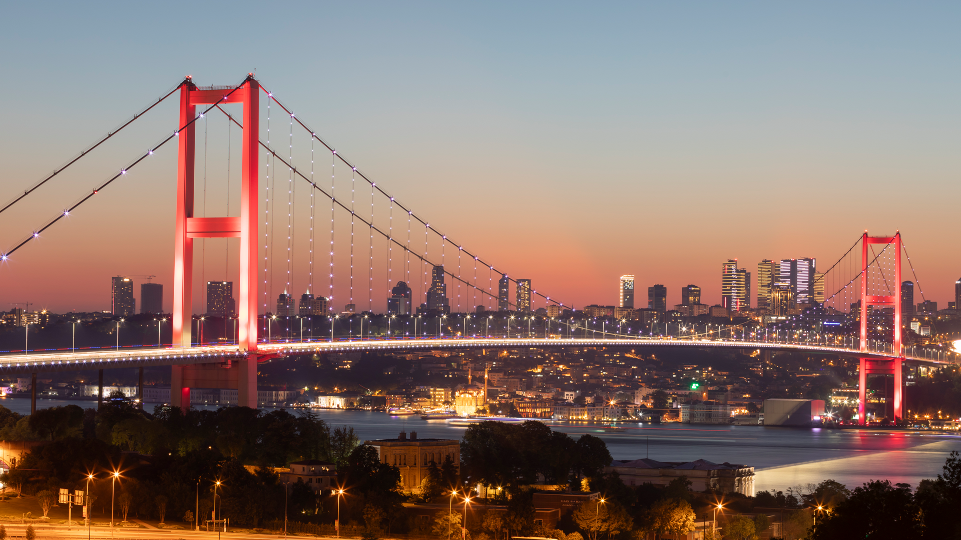Horizonte de Estambul, Turquía